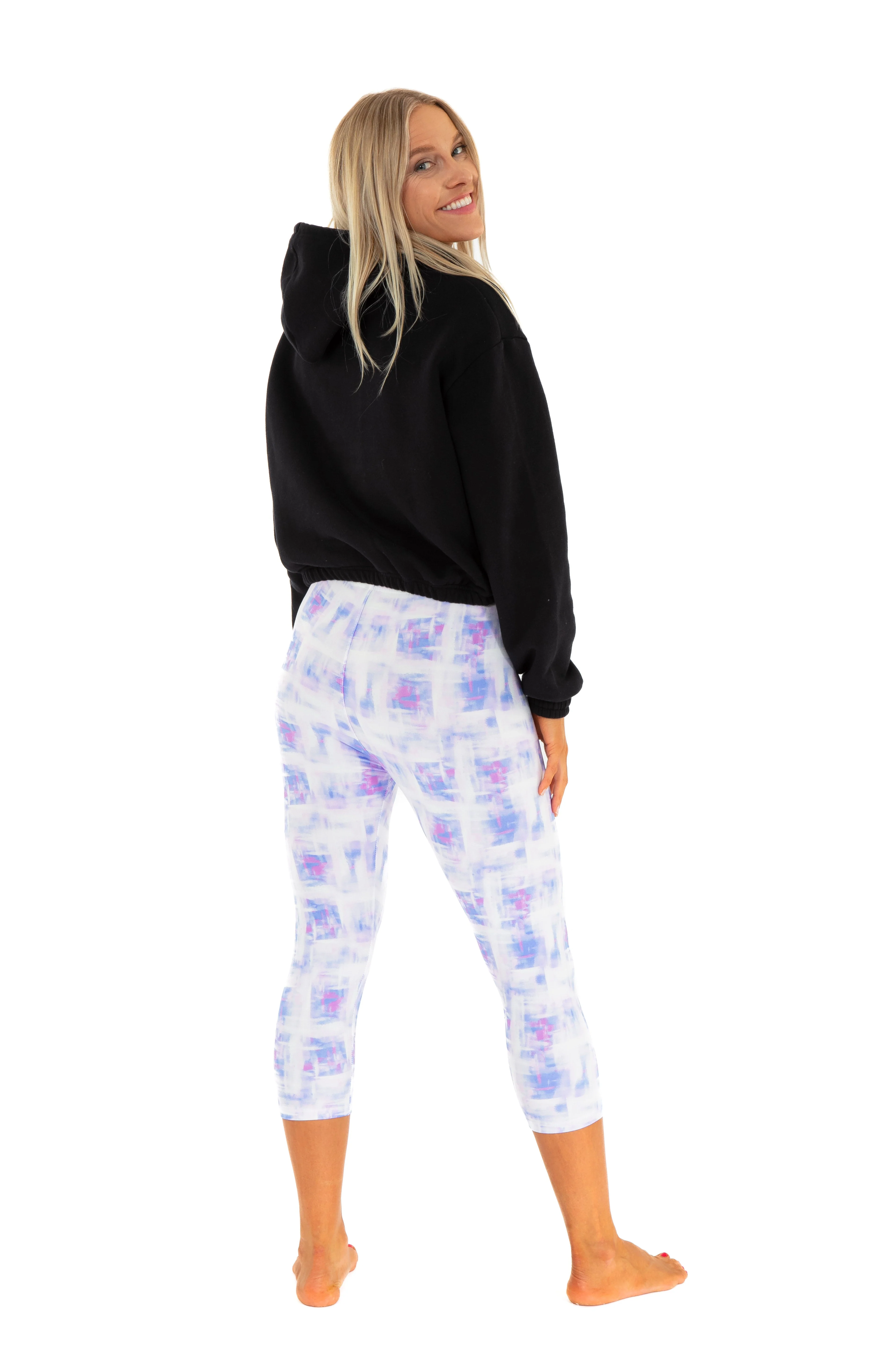 Blue & Pink Colored - Capris - Image 7