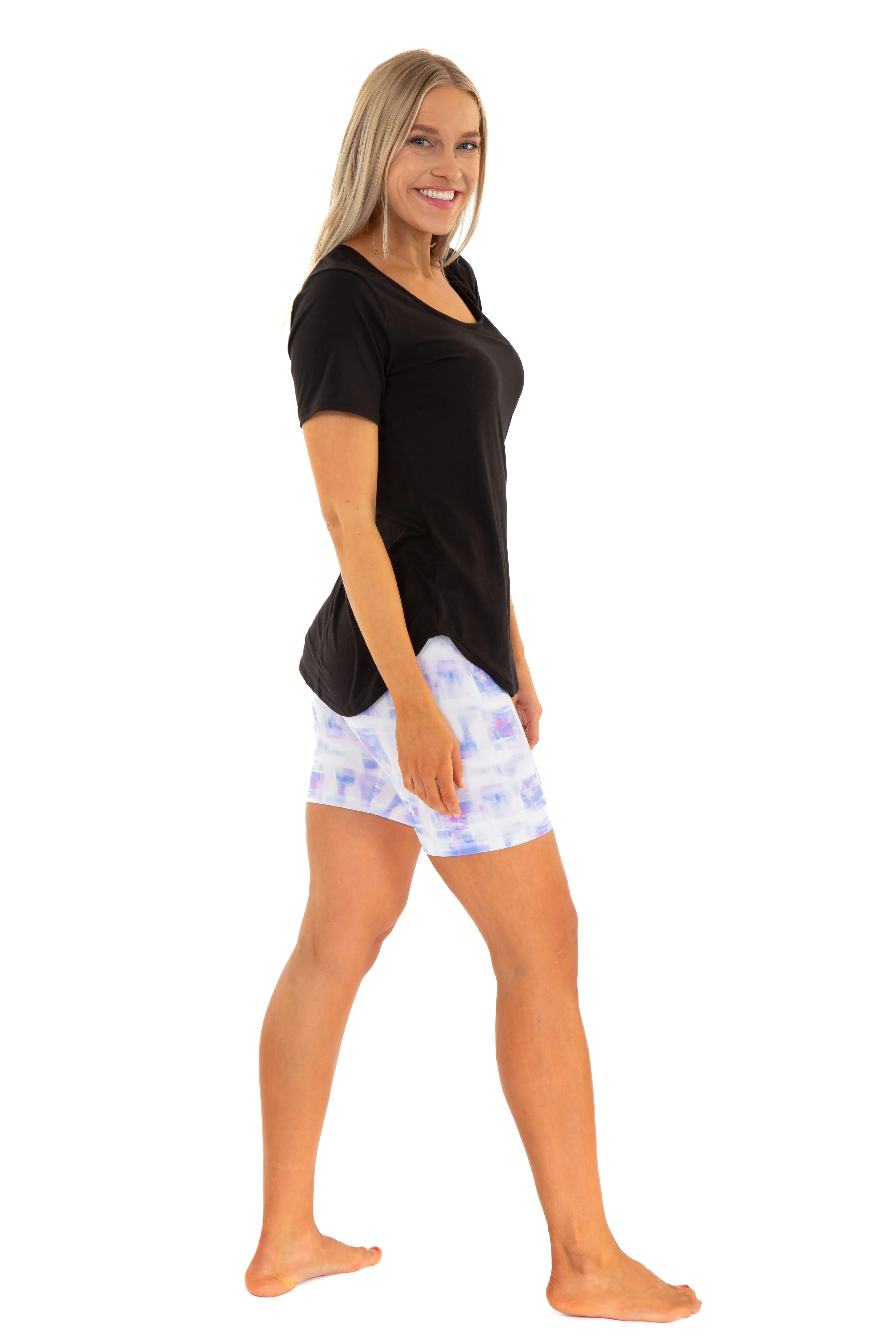 Blue & Pink Colored - Shorts - Image 5
