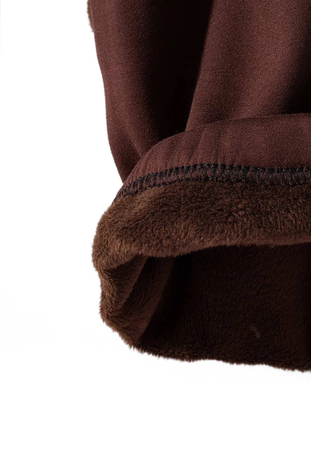 Brown - Cozy Lined Leggings - Image 5