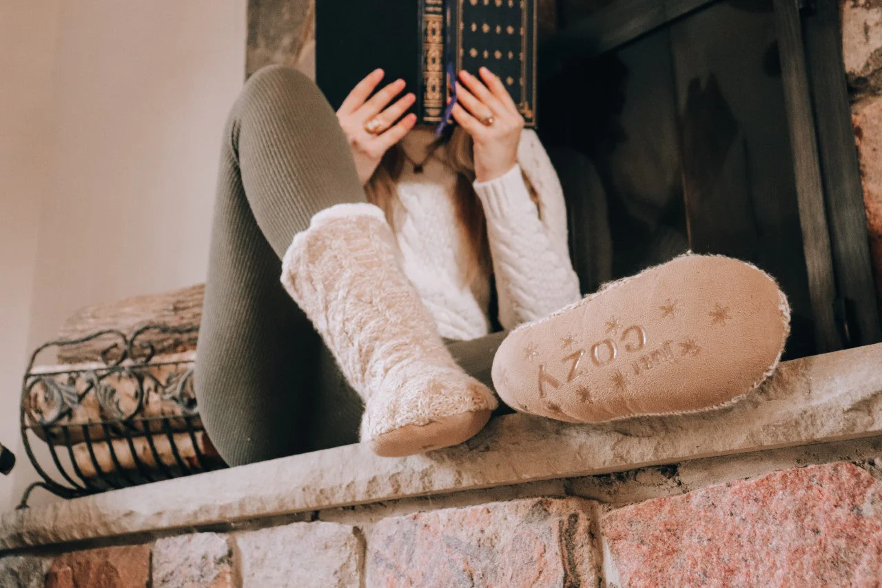 Beige - Cozy Slipper Socks - Image 6