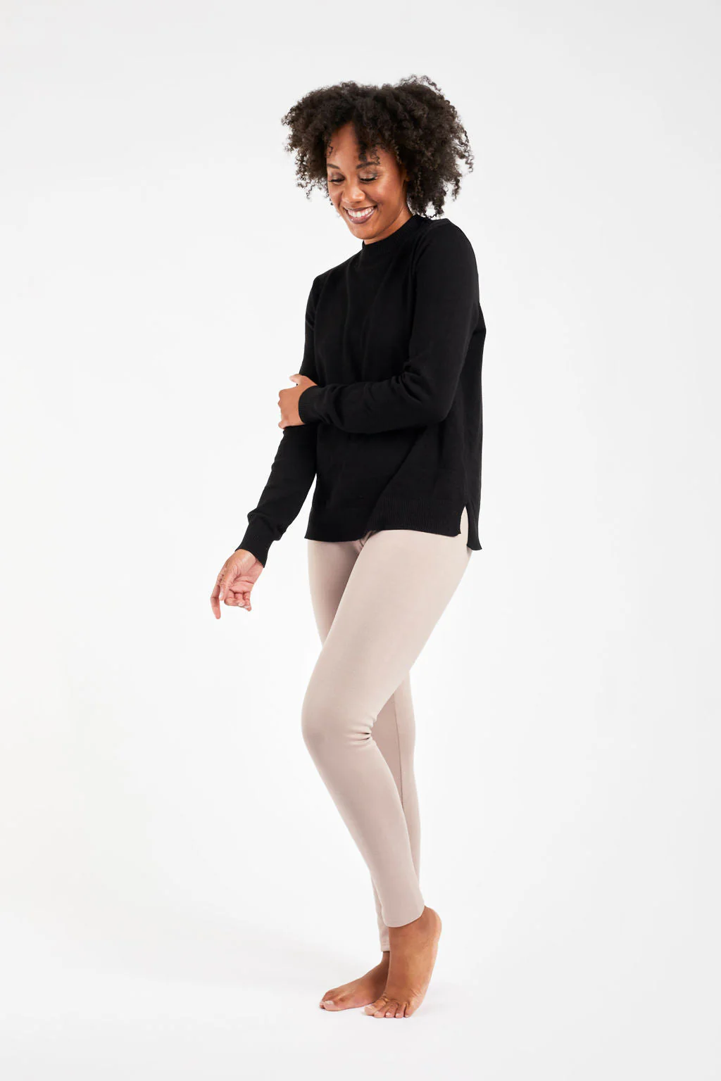 Dusty Pink - Cozy Lined Leggings - Image 4