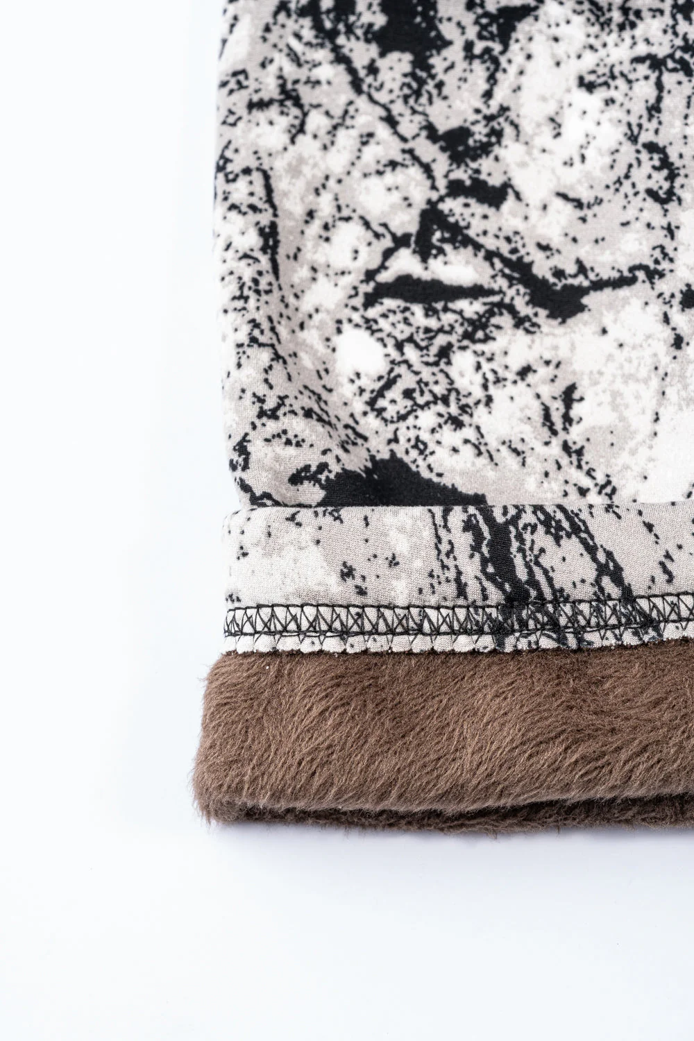 Gray Marble - Cozy Lined Leggings - Image 7