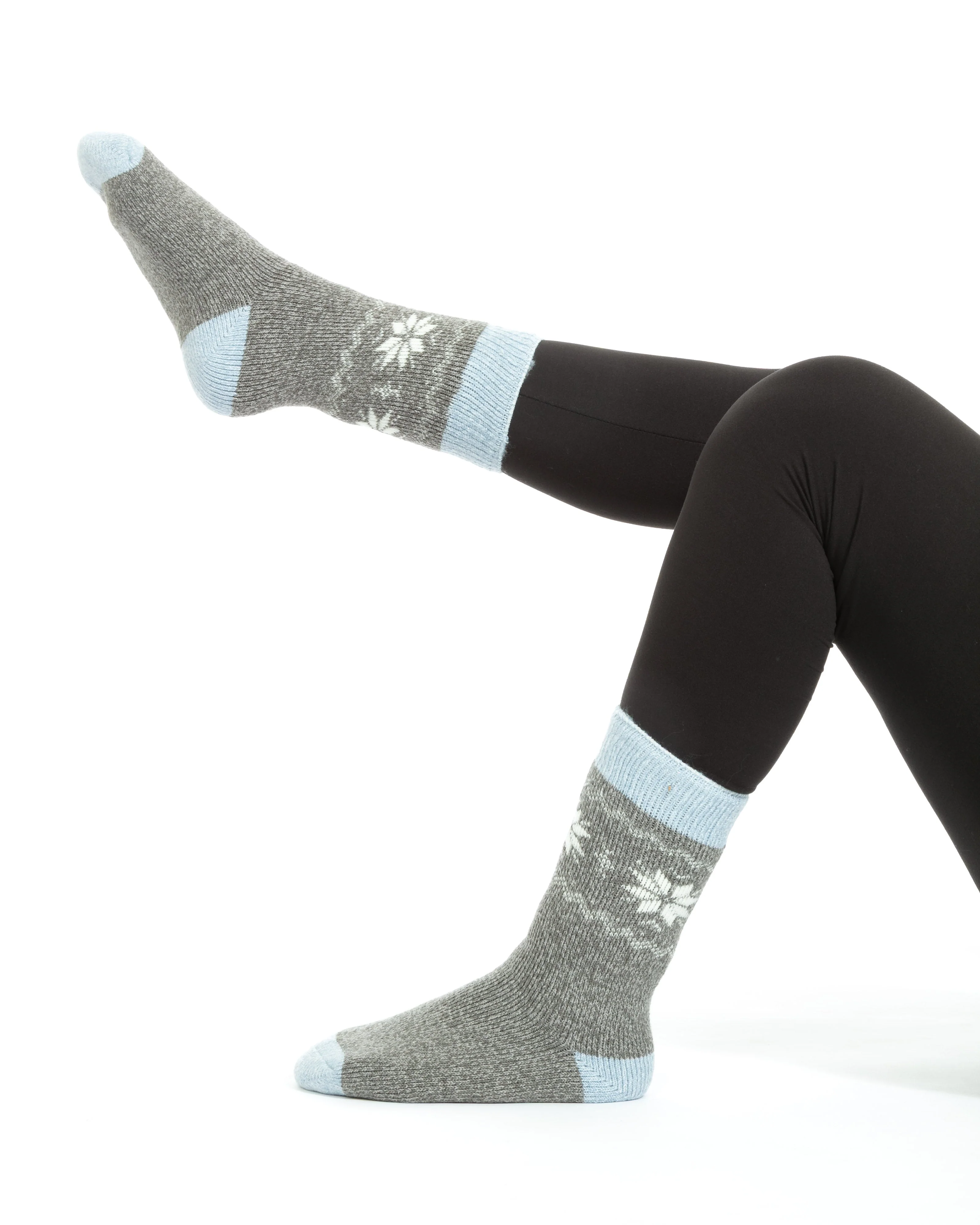 Grey & Blue - Thermal Socks - Image 6