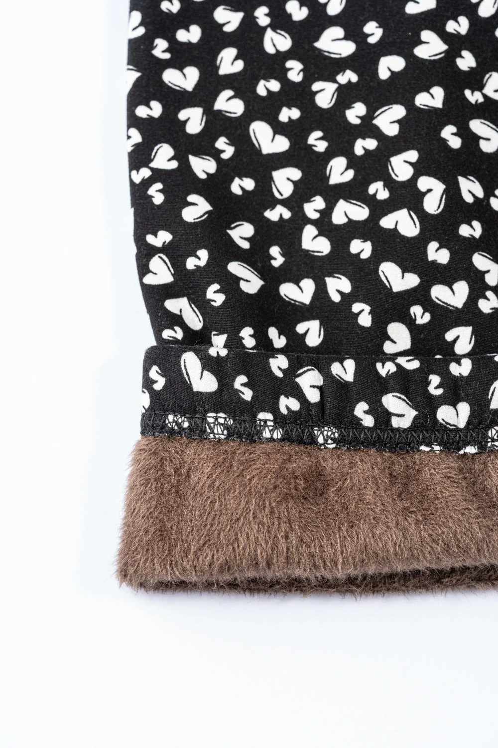 Little Hearts - Cozy Lined Leggings - Image 8
