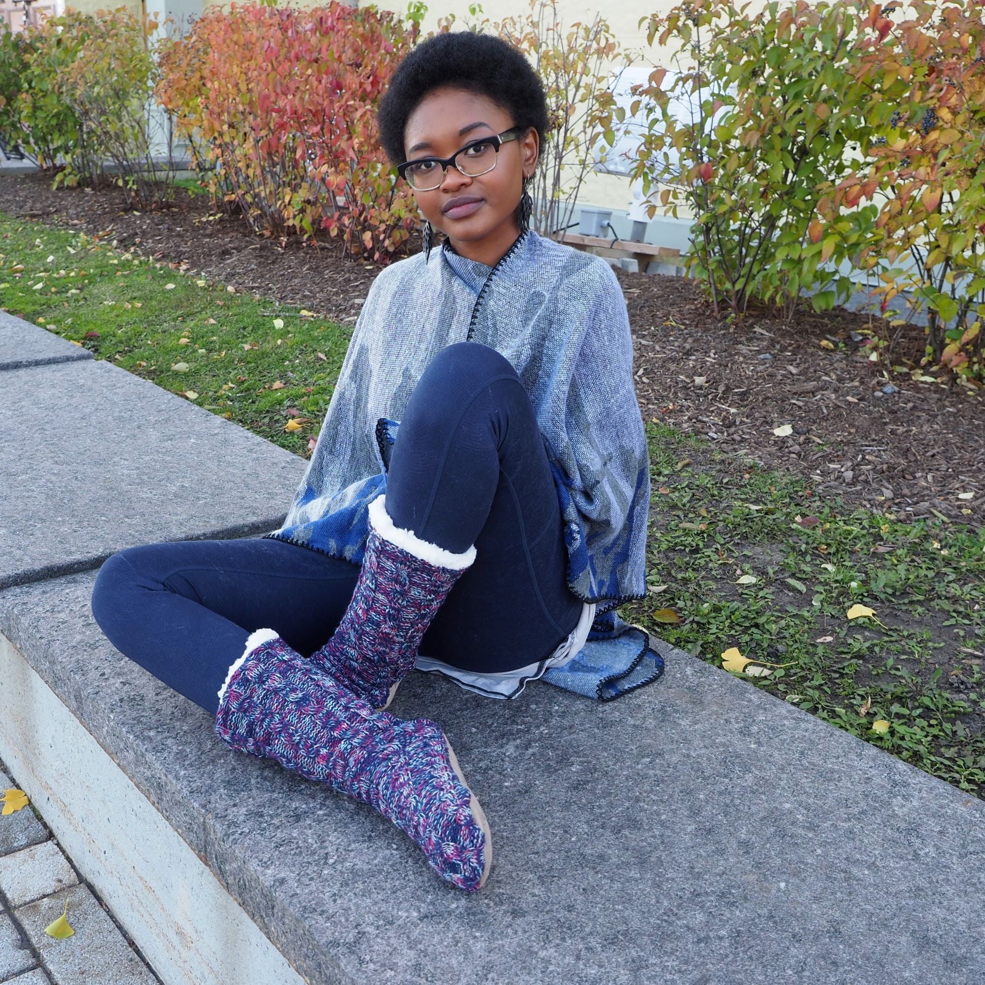 Multicolored - Cozy Slipper Socks - Image 6