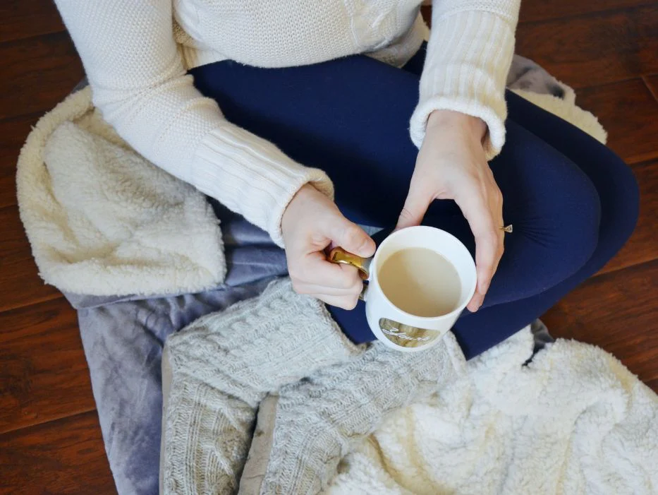 Navy- Cozy Lined Leggings - Image 8