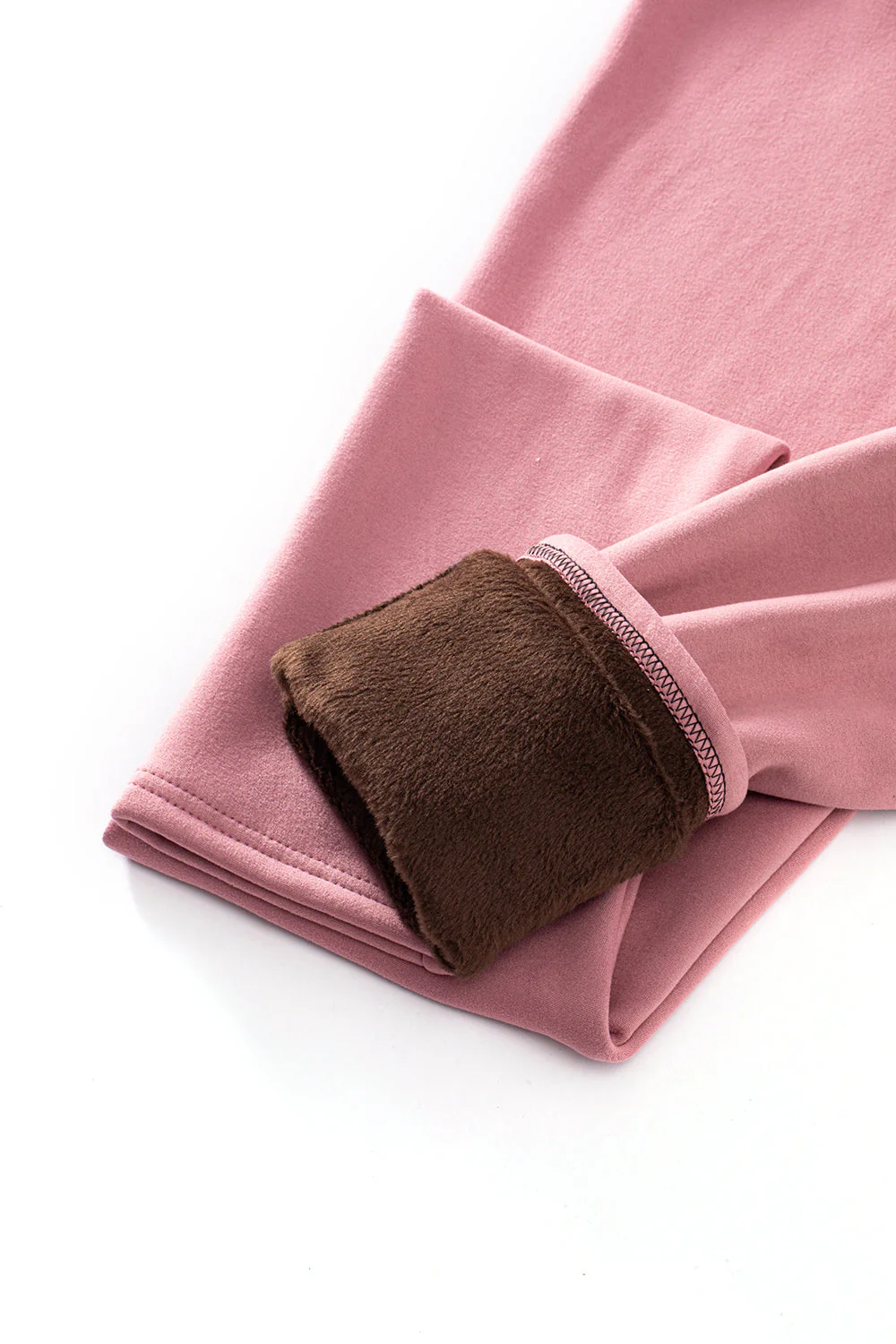 Pink - Cozy Lined Leggings - Image 6