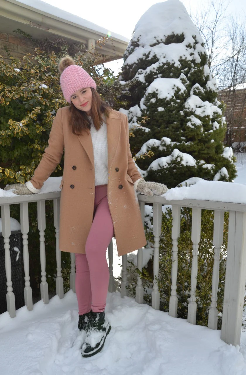 Pink - Cozy Lined Leggings - Image 9