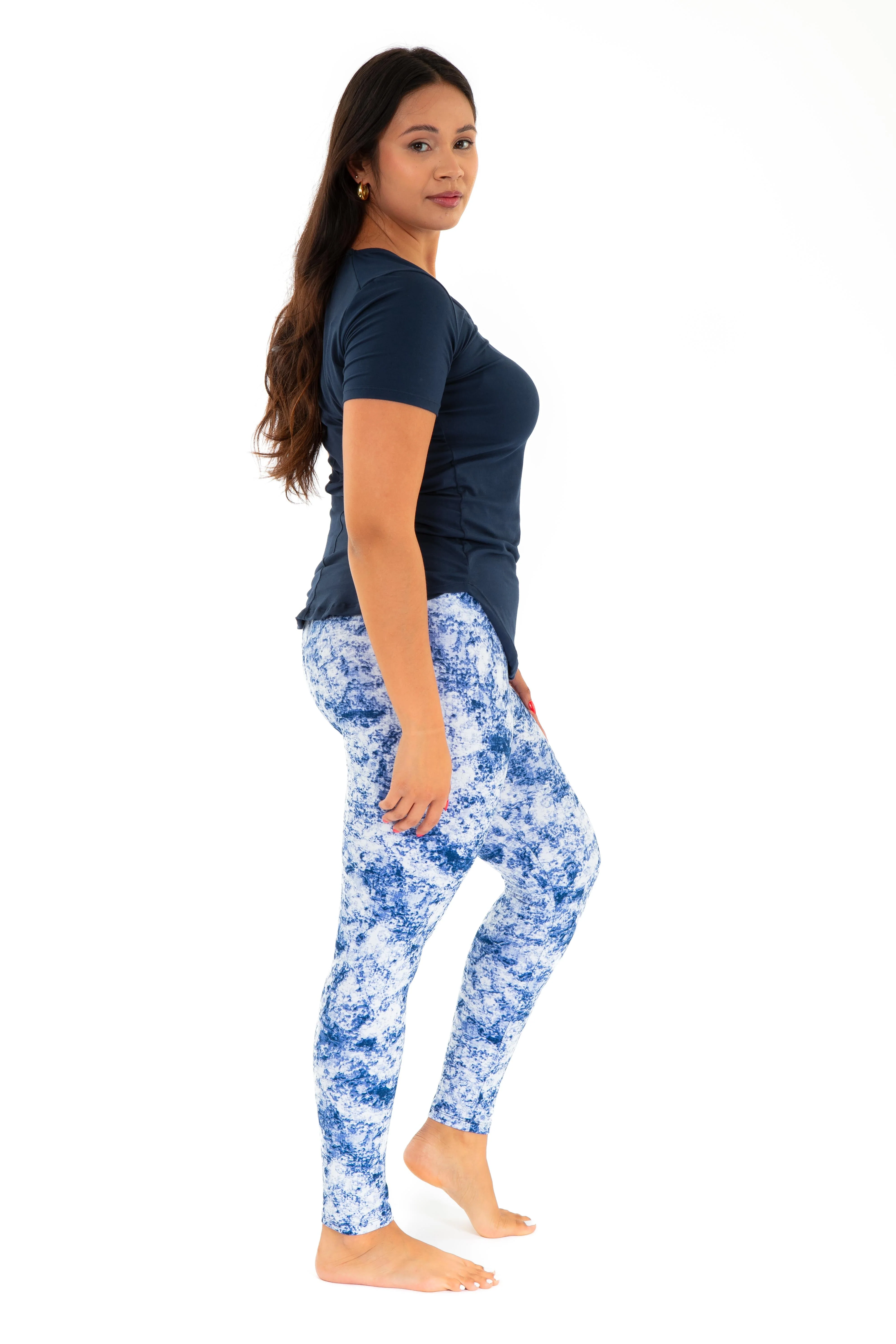 Soft Navy Dye - All Season Leggings - Image 6