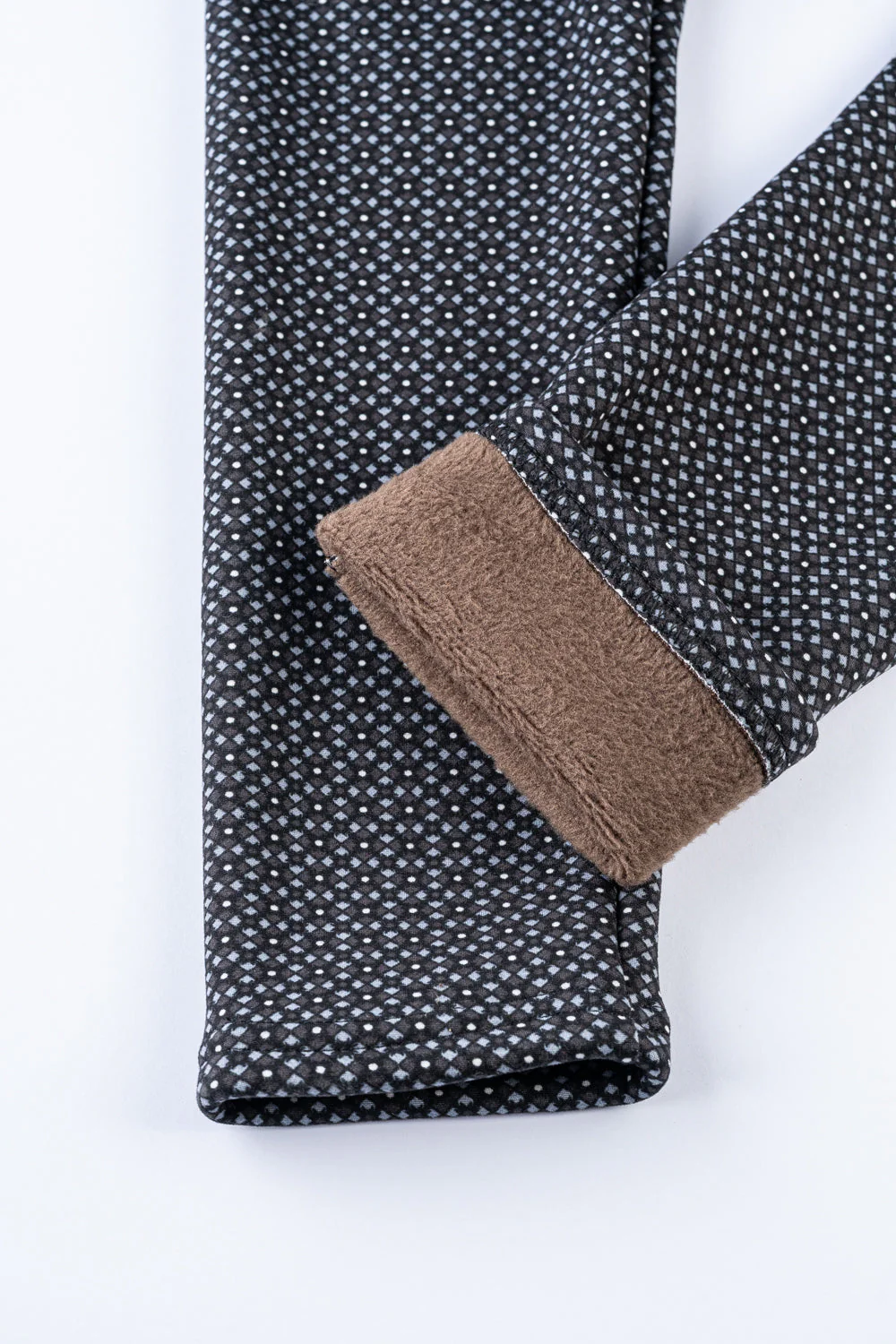 Tiny Squares - Cozy Lined Leggings - Image 8