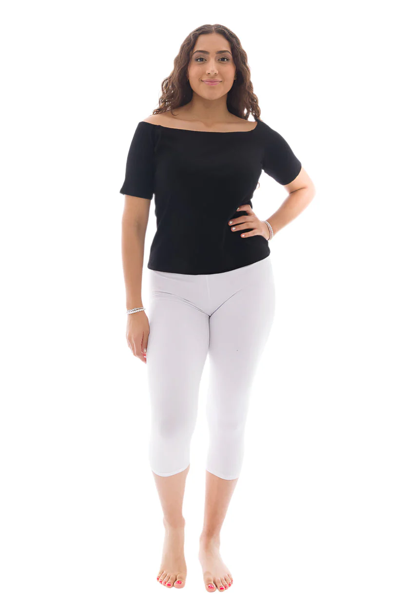 White - Capris - Image 3